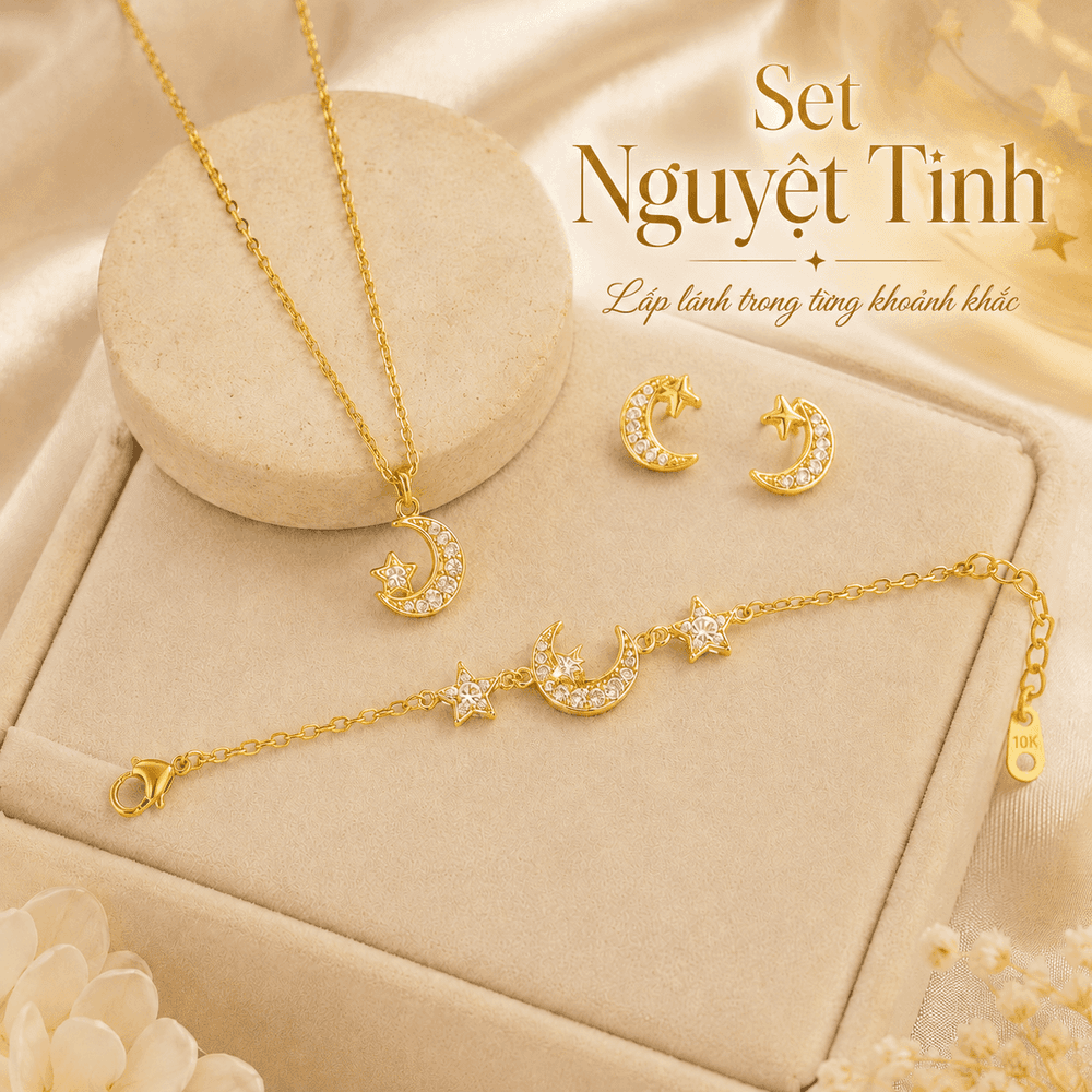 Set Nguyệt Tinh - Vẻ đẹp của trăng và sao