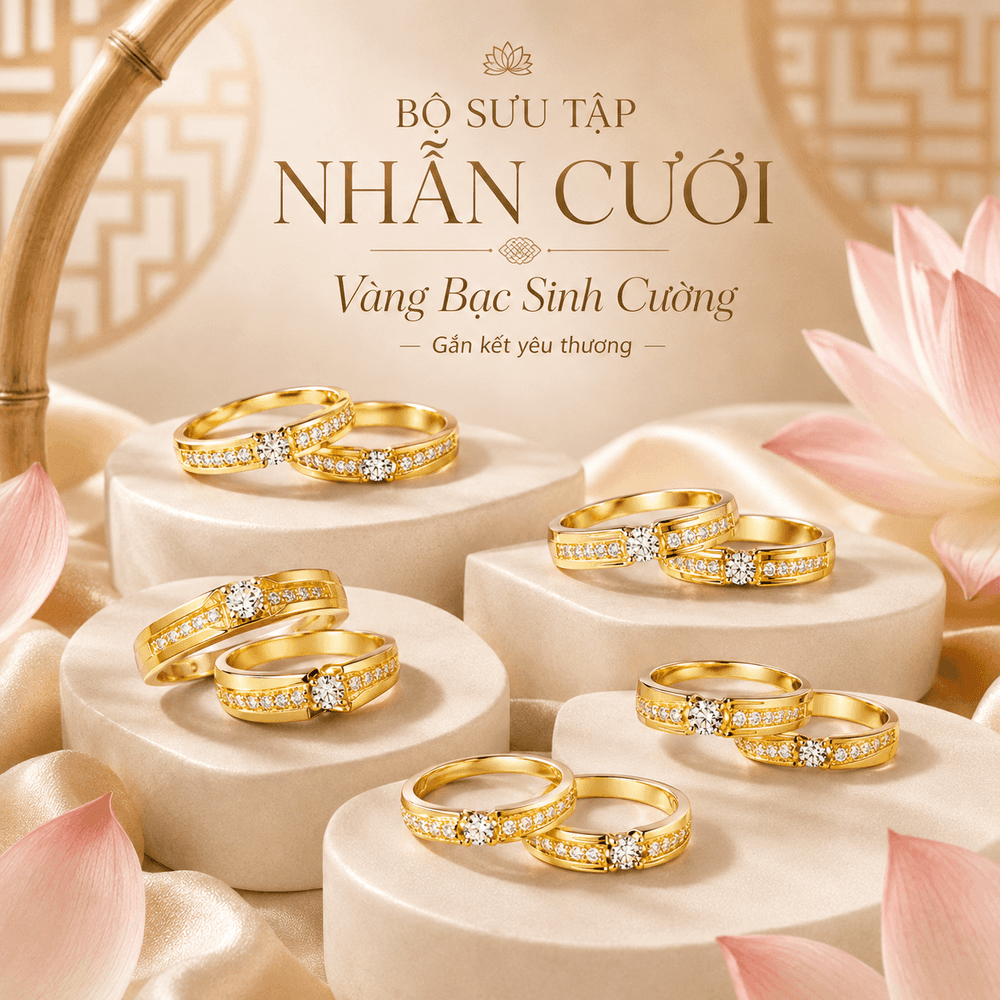 Bộ Sưu Tập Nhẫn Cưới Hỷ Duyên